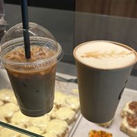 Iced Coffee and Latte with Oat Milk  at Chök in 