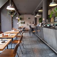 Interior at Chez Nhan Deli in Zurich