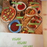 Vegan menu at The Italian  in Wiener Neustadt