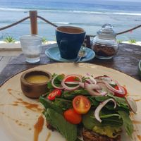 Avo on seed "bread" at The Chill in Penida Island