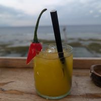 Passion fruit margarita at The Chill in Penida Island