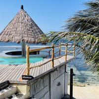 View from the seating areaa  at The Chill in Penida Island