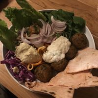 Falafel salad  at The Chill in Penida Island