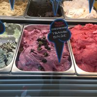 Clearly labeled vegan options  at Gelateria Ice Ice Baby in Stuttgart