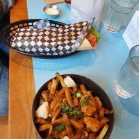 Wrap and poutine at Maynard in Montreal