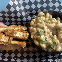 Tofu nashville + mac n cheese  at Maynard in Montreal
