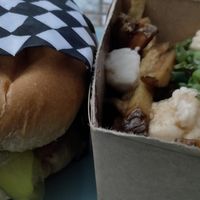 Tofu Nashville and poutine at Maynard in Montreal