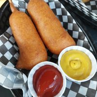 Corn dog at Maynard in Montreal