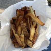 Lots of fries    at Maynard in Montreal