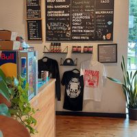 Menu board and fun stuff at Maynard in Montreal