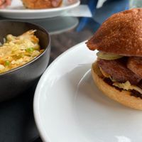 bbq sandwich and cole slaw at Maynard in Montreal