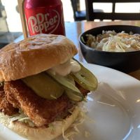 Tofu Nashville w/ Slaw combo  at Maynard in Montreal