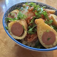 Mac&Cheez (small) with Kimchi and a Pogo  at Maynard in Montreal