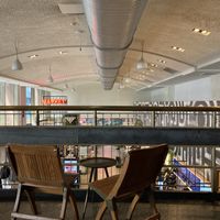 Seating area upstairs  at Plant Junkie W52 in New York City