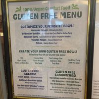 Menu  at Plant Junkie W52 in New York City