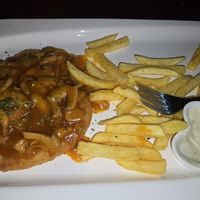 Veganer schnetzeltes Jager Art at Pesami in Kleve