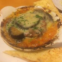 Egg Plant Lasagna with Vegan cheese!  at One World in Peoria