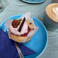 Erdbeer Cupcake  at anything but coffee in Mainz