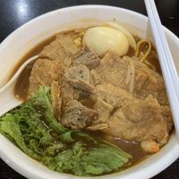 Veg Prawn Noodles  #Veganuary at SG Nature 绿之素 in Kluang