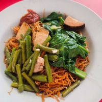 Some one's bee hoon at Pu Xiang Vegetarian 普香素食 in Central Singapore