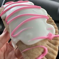 Vegan raspberry pop tart  at Fig Tree Patisserie in Buffalo