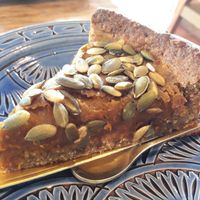 Vegan pumpkin pie at Indigo - Hin Kong in Koh Phangan