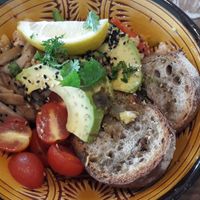 Tofu scramble at Indigo - Hin Kong in Koh Phangan