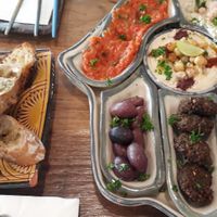 Fatima's Hand with extra falafel at Indigo - Hin Kong in Koh Phangan