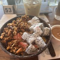 Granola fruit bowll  at Indigo - Hin Kong in Koh Phangan