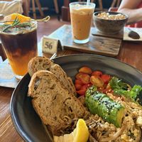 Scrambled tofu   at Indigo - Hin Kong in Koh Phangan