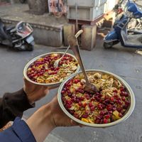 Paps famous muesli bowls at Pap's Juices & Smoothies in Udaipur