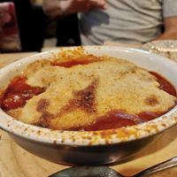 Canelones de soja tezturizada (muy buenos) at Caesura Gastro-sala in Badajoz