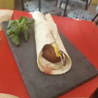 Kebab de calabaza at Caesura Gastro-sala in Badajoz