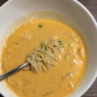 Singapore laksa at Cafe Delhi Heights in Mumbai