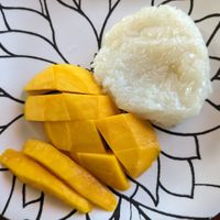 Yummy Sticky Rice with Mango at Smile of Siam Thai in Shorewood