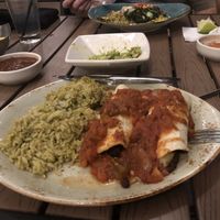 Enchiladas de Vegetales at Cantina Laredo in Virginia Beach