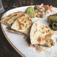 Vegan black bean quesadilla   at Cantina Laredo in Virginia Beach