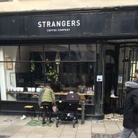 also has outdoor seating  at Strangers Coffee House in Norwich
