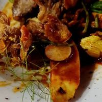 Shrooms and Heart of palms aguachile at The Plot in Oceanside