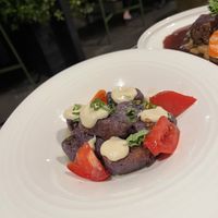 I thought I didn’t like gnocchi until I tasted this sweet potato gnocchi. Slightly crispy on the outside and got a chewy on the inside—🤌! at The Plot in Oceanside