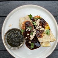 Breakfast burrito, whet at The Plot in Oceanside