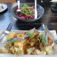 Our late lunch 😋 #Veganuary at The Plot in Oceanside