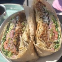 Crispy wrap  at The Plot in Oceanside