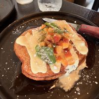 Gluten free pancakes  at The Plot in Oceanside