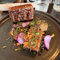 Friend chicken and cornbread made GF  at The Plot in Oceanside