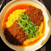 Chorizo Polenta at The Plot in Oceanside