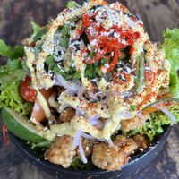 Tempeh bowl  at Poke Poke in Canggu