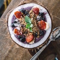 Early Bird smoothie bowl at Poke Poke in Canggu