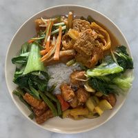 Buffet lunch for $2   at OK Vegetarian Food in Masai