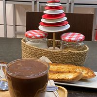 Hot chocolate at Leben in Viladecans